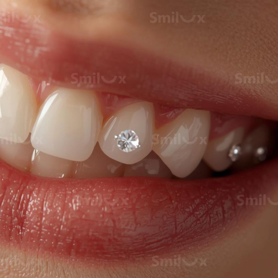 Giá đính đá lên răng hiện nay bao nhiêu How much does it cost to have rhinestones attached to teeth these days