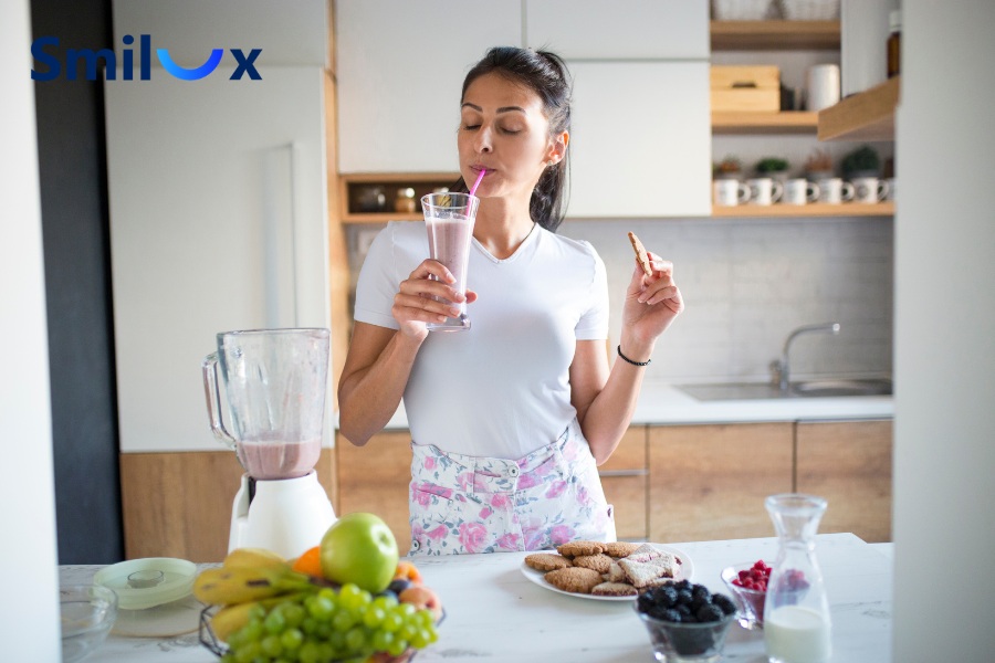 Không dùng ống hút sau khi cắm Implant Không dùng ống hút sau khi cắm Implant