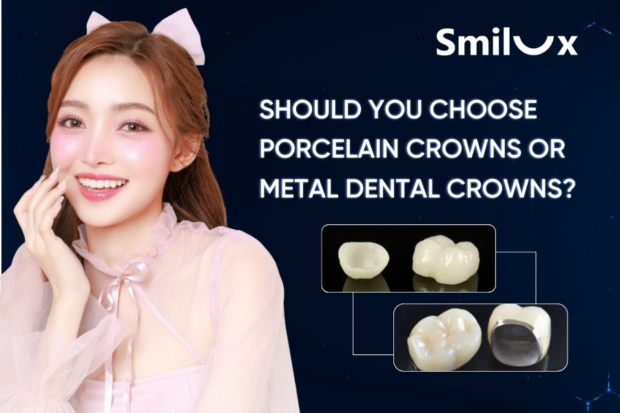 Should You Choose Porcelain Crowns or Metal Dental Crowns? Should You Choose Porcelain Crowns or Metal Dental Crowns?