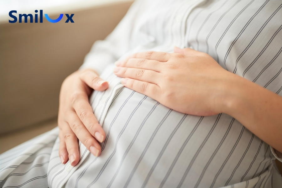 3 tháng cuối thai kỳ khôn g nên bọc răng sứ 3 tháng cuối thai kỳ khôn g nên bọc răng sứ