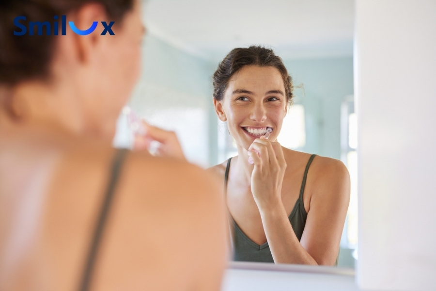 Chăm sóc răng miệng thường xuyên là yếu tố quyết định giúp răng sứ luôn trắng sáng và bền đẹp Chăm sóc răng miệng thường xuyên là yếu tố quyết định giúp răng sứ luôn trắng sáng và bền đẹp