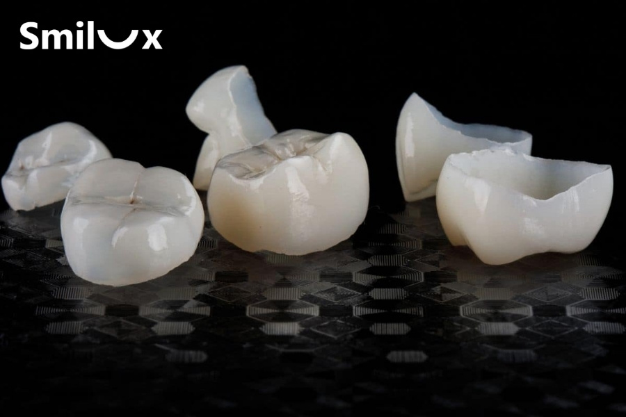 Vật liệu gắn kết kém chất lượng có thể khiến mão sứ dễ bị lỏng và bong rơi Vật liệu gắn kết kém chất lượng có thể khiến mão sứ dễ bị lỏng và bong rơi