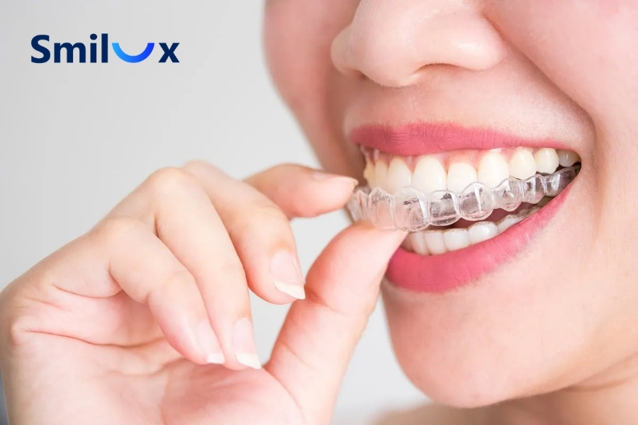 Niềng răng trong suốt Invisalign sử dụng khay niềng gần như vô hình Niềng răng trong suốt Invisalign sử dụng khay niềng gần như vô hình