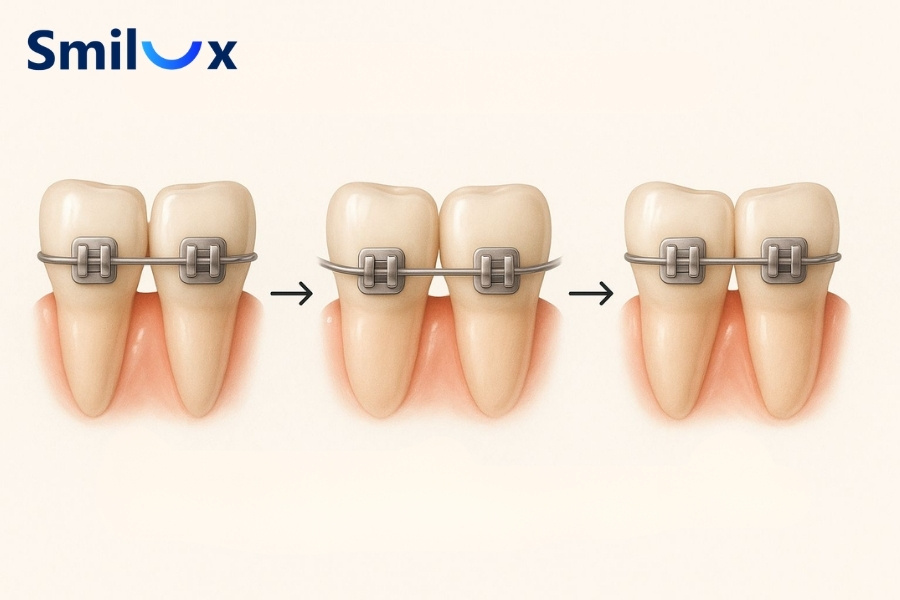 Giai đoạn điều chỉnh khớp cắn và đóng khe hở Giai đoạn điều chỉnh khớp cắn và đóng khe hở