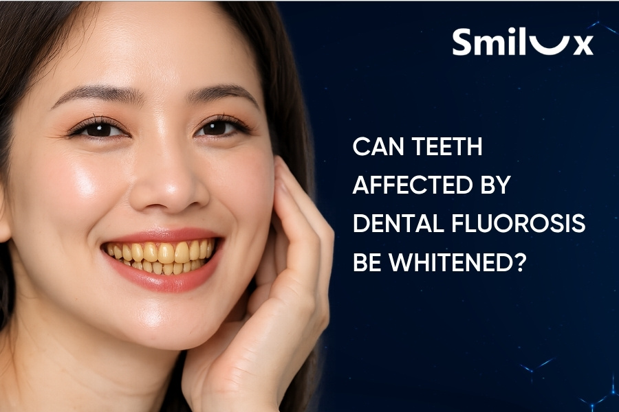 Can Teeth Affected by Dental Fluorosis Be Whitened? Smilux Dentists Explain Can Teeth Affected by Dental Fluorosis Be Whitened smilux