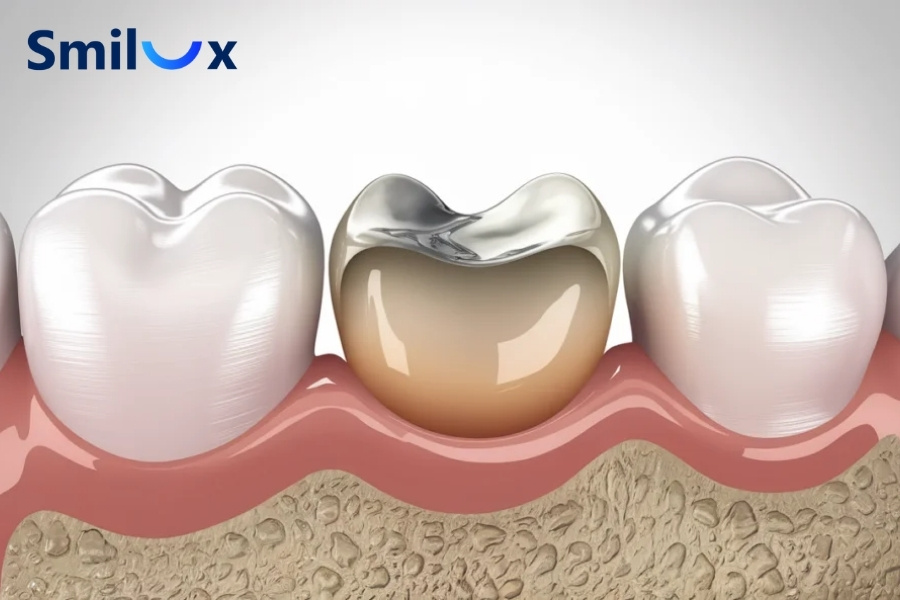 Răng sứ sau một thời gian sử dụng có thể bị ố vàng, xỉn màu Răng sứ sau một thời gian sử dụng có thể bị ố vàng, xỉn màu