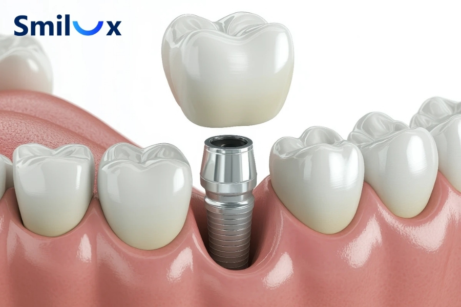 Trồng răng giả giúp khôi phục răng đã mất, cải thiện ăn nhai, thẩm mỹ Trồng răng giả giúp khôi phục răng đã mất, cải thiện ăn nhai, thẩm mỹ