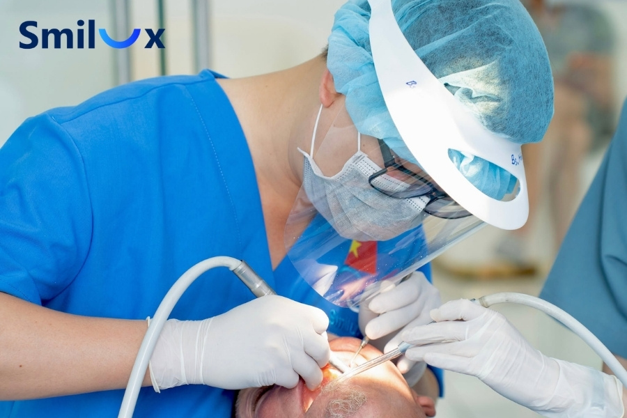 Viêm lợi nặng cần điều trị ổn định trước khi tiếp tục niềng răng. Viêm lợi nặng cần điều trị ổn định trước khi tiếp tục niềng răng.