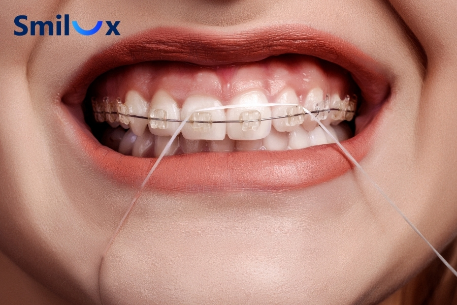 Vệ sinh răng miệng chưa kỹ khi niềng răng dễ khiến mảng bám tích tụ, gây viêm nướu Vệ sinh răng miệng chưa kỹ khi niềng răng dễ khiến mảng bám tích tụ, gây viêm nướu