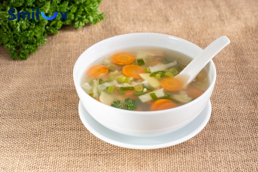 Sau mỗi lần siết răng, bạn nên ưu tiên thực phẩm mềm, giàu dinh dưỡng Sau mỗi lần siết răng, bạn nên ưu tiên thực phẩm mềm, giàu dinh dưỡng