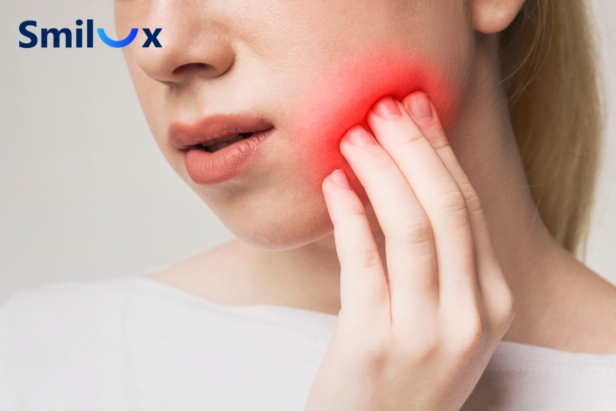 Răng có sâu răng, viêm nướu, viêm tủy hoặc mòn men sẽ dễ đau nhức hơn Răng có sâu răng, viêm nướu, viêm tủy hoặc mòn men sẽ dễ đau nhức hơn